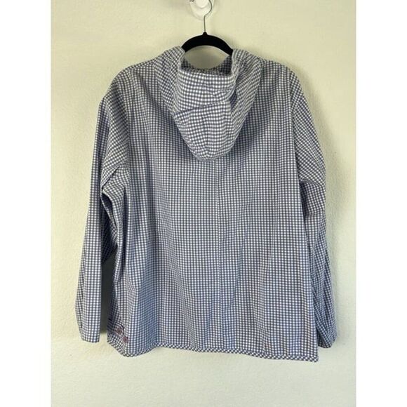 Jessie Sport Vintage Lavender Purple Checkered Full Zip Hoodie Jacket Size 20W - Picture 2 of 11